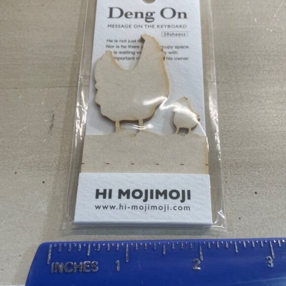 Chicken Stationary Discontinued Japanese Hi Mojimoji Deng On Keyboard Memo Notes - Picture 4 of 10